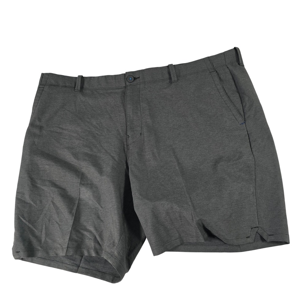 Tommy Bahama Boracay Mens Gray Heathered Flat Front Shorts Size 42
